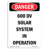 600 DV Solar System In Operation