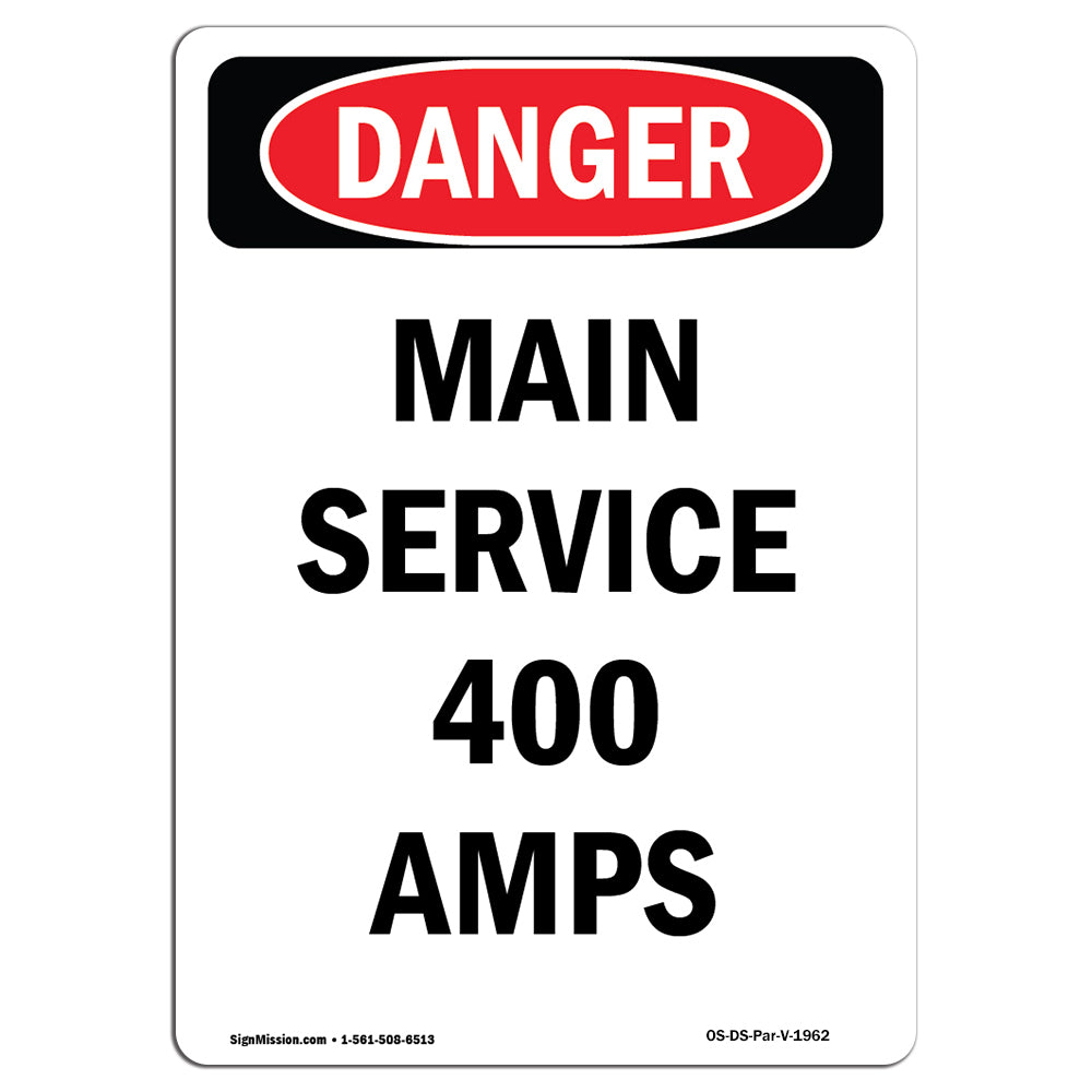 Main Service 400 Amps
