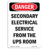 Secondary Electrical Service From The UPS Room