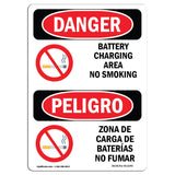 Battery Charging Area No Smoking
