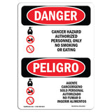 Cancer Hazard Authorized Personnel Only