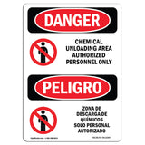 Chemical Unloading Area Authorized Only