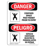 Confined Space Post Permit Prior To Entry