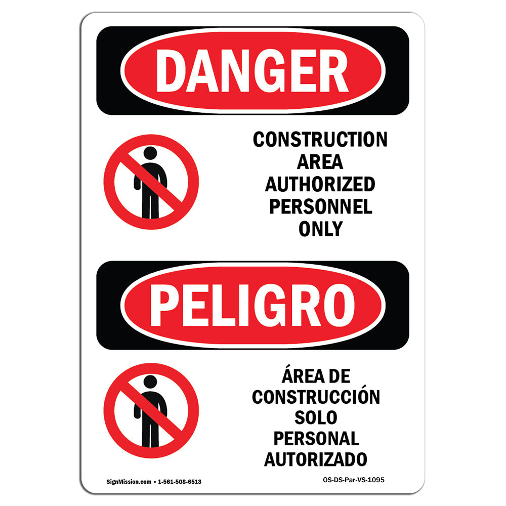 Construction Area Authorized Personnel Only