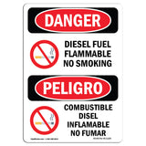 Diesel Fuel Flammable No Smoking