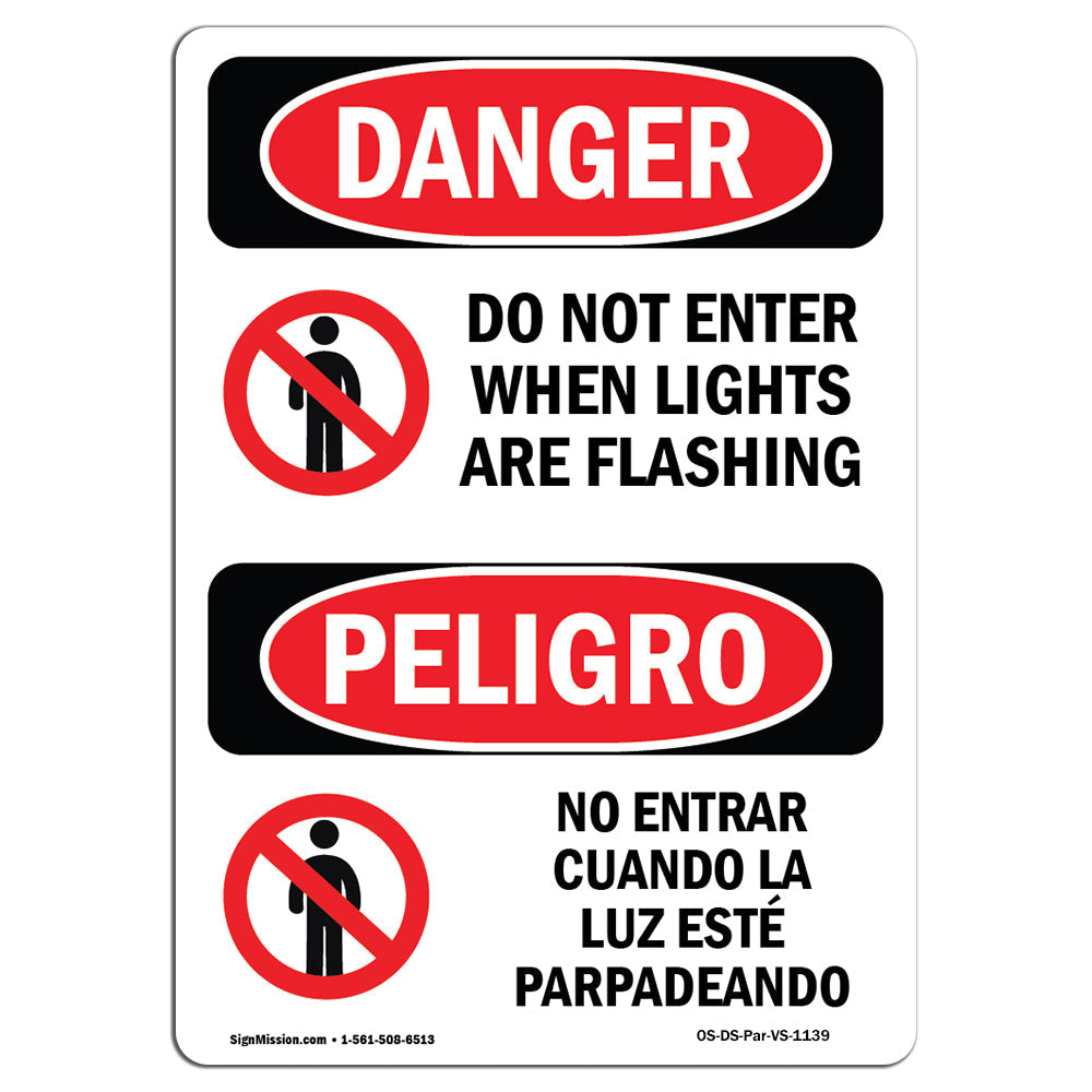 Do Not Enter When Lights Are Flashing