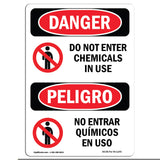 Do Not Enter Chemicals In Use