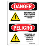 Do Not Operate Without Authorization