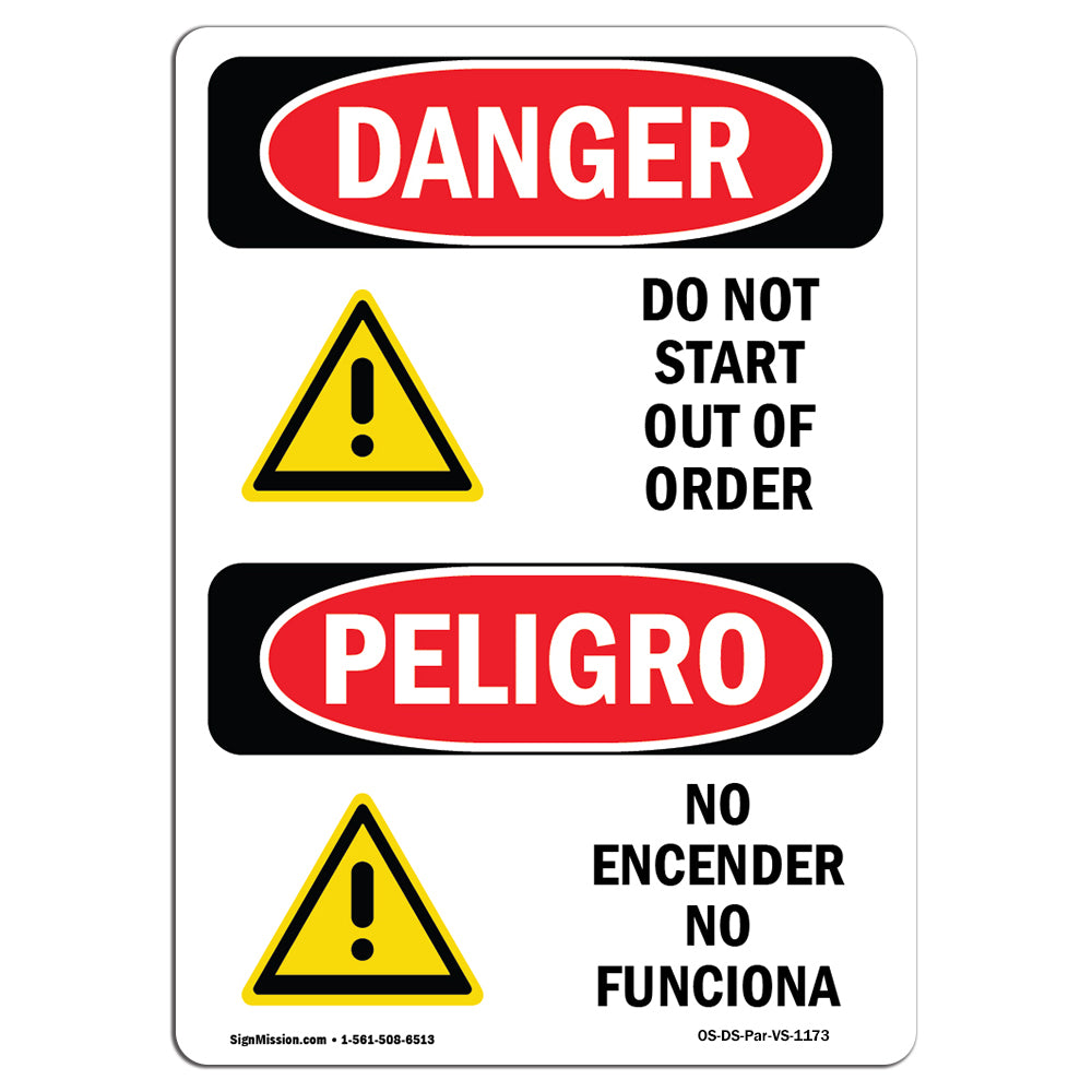 Do Not Start Out Of Order