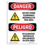 Do Not Store Flammable Materials