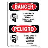 Do Not Watch Arc Welder At Work