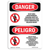 Dust Area Unauthorized Persons Keep Out