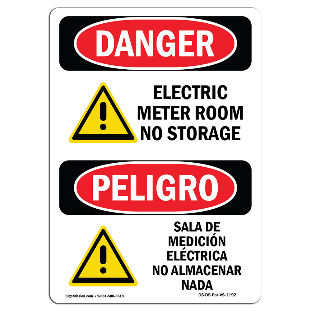 Electric Meter Room No Storage