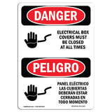 Electrical Box Covers Must Be Closed