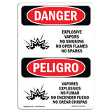 Explosive Vapors No Smoking Open Flames