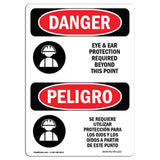 Eye And Ear Protection Required