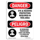 Eye And Hearing Protection Required