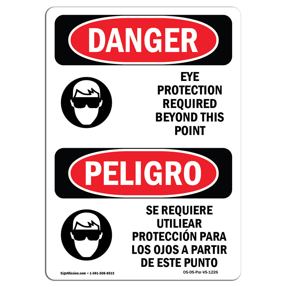 Eye Protection Required Beyond This Point