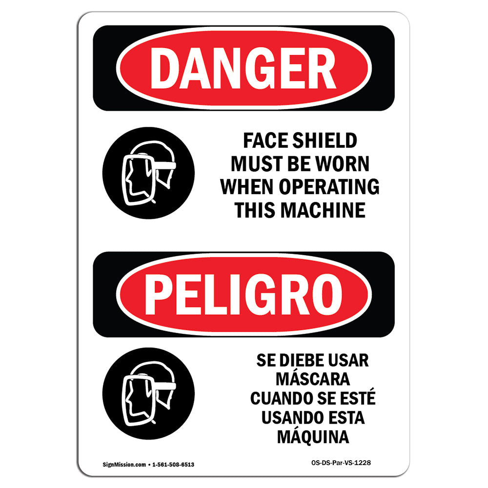 Face Shield Must Be Worn