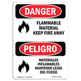 Flammable Material Keep Fire Away