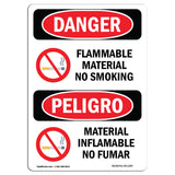 Flammable Material No Smoking