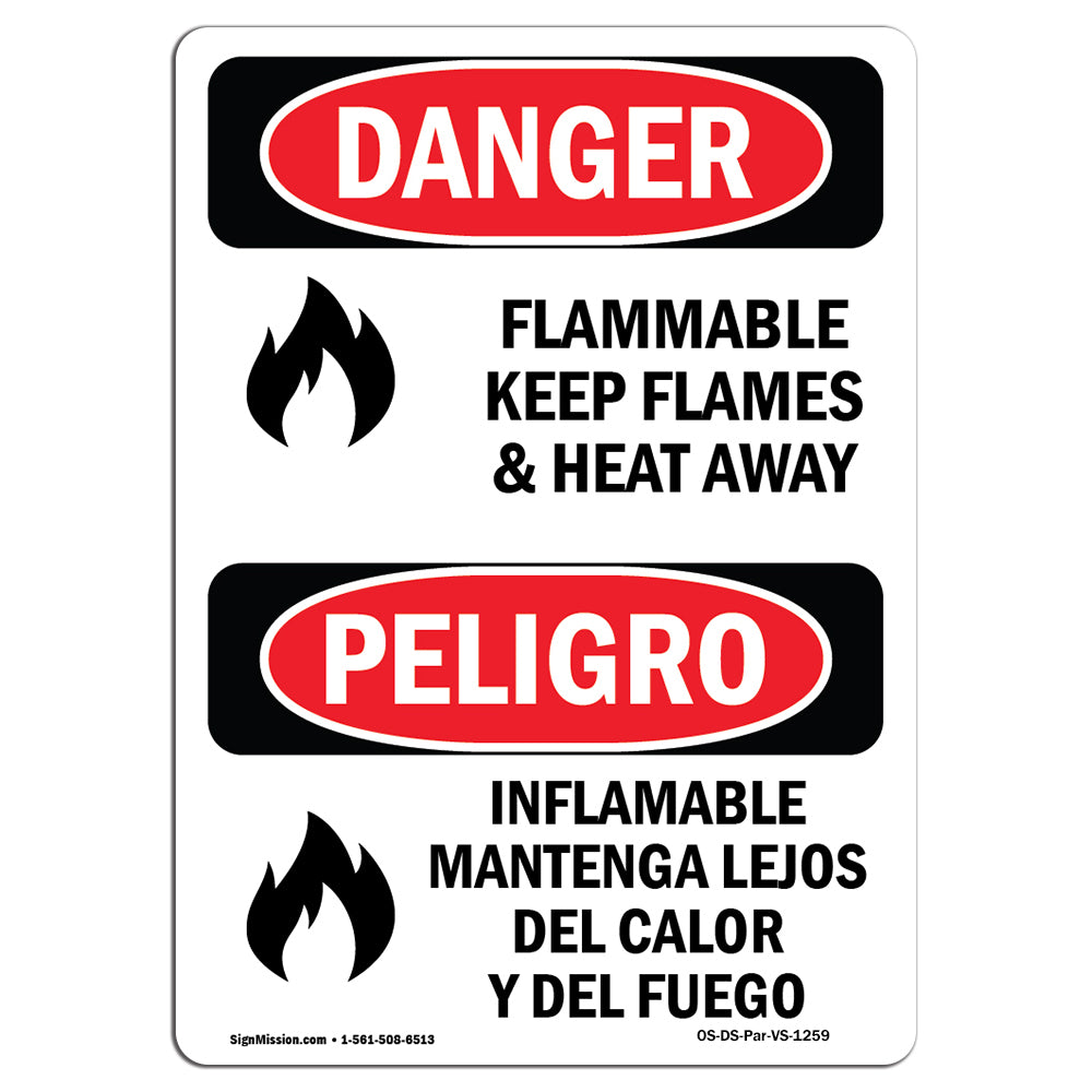 Flammable Keep Flames And Heat Away
