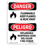 Flammable Keep Flames And Heat Away