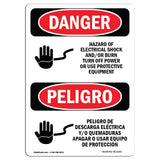 Hazard Electrical Shock Burn Turn Off Power