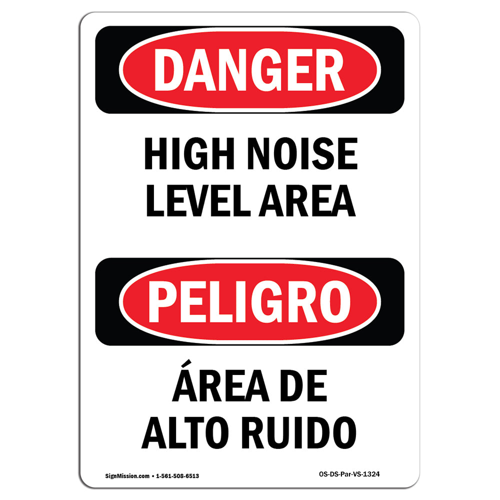 High Noise Level Area