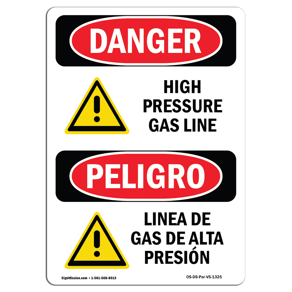 High Pressure Gas Line