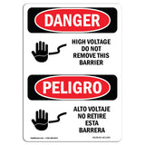 High Voltage Do Not Remove This Barrier