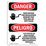 High Voltage Require Area Kept Clear