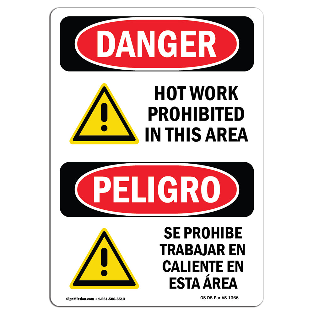 Hot Work Prohibited In This Area
