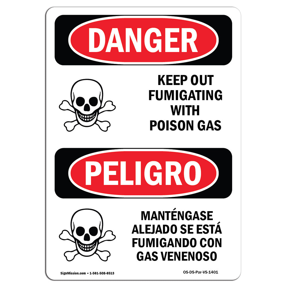 Keep Out Fumigating With Poison Gas