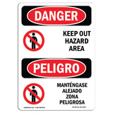 Keep Out Hazard Area
