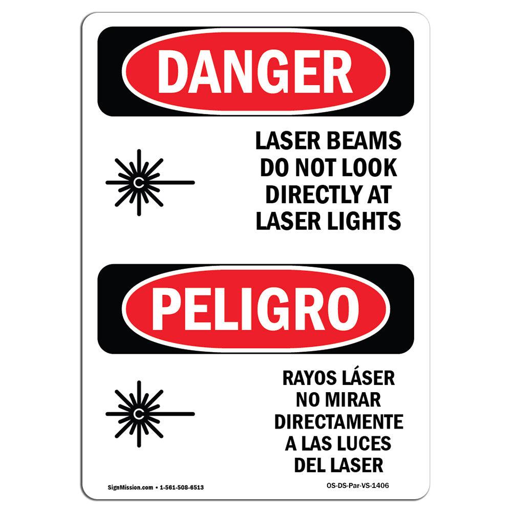 Laser Beams Look Directly Lights