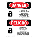 Lockout All Machinery Prior To Servicing