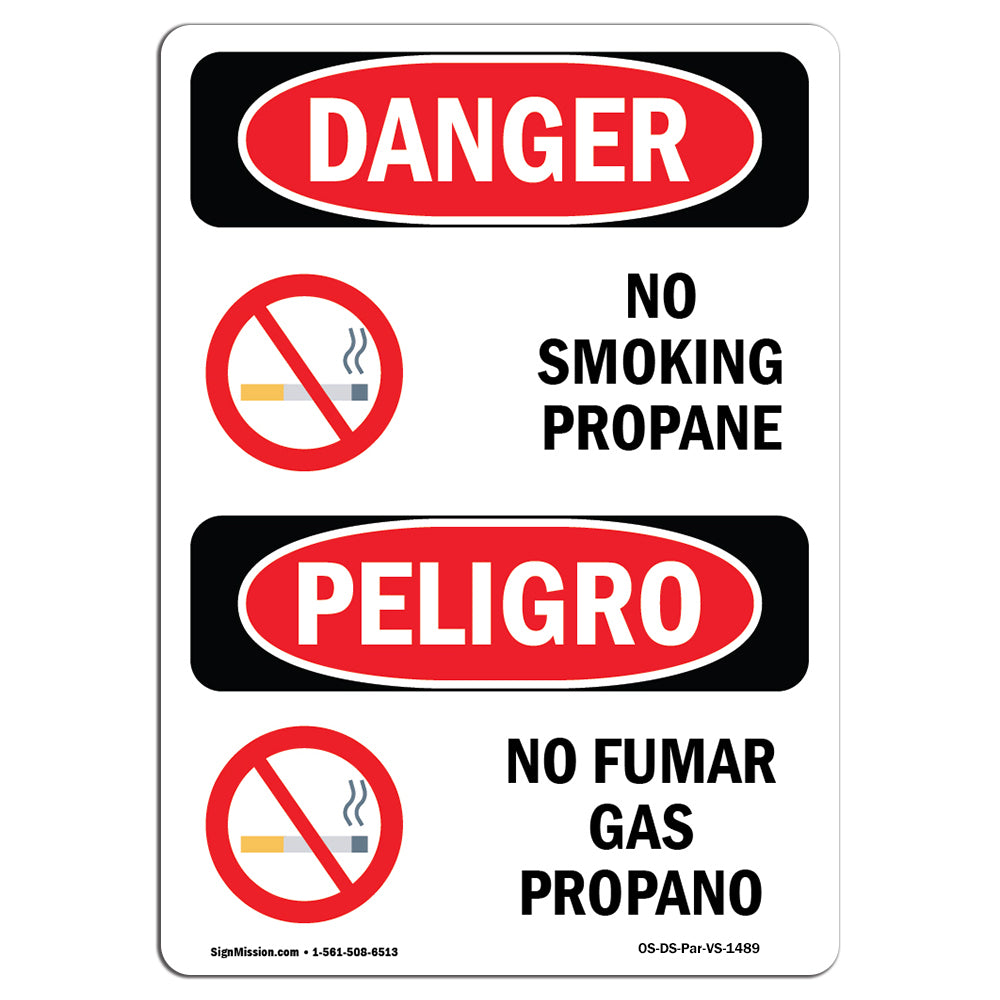 No Smoking Propane