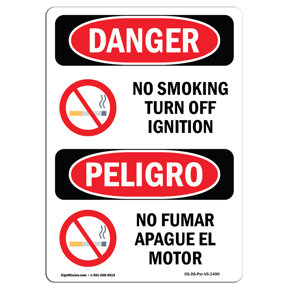 No Smoking Turn Off Ignition