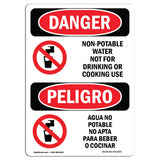 Non-Potable Water Not For Drinking Cooking
