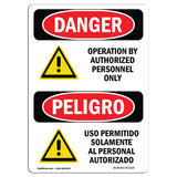 Operation By Authorized Personnel Only