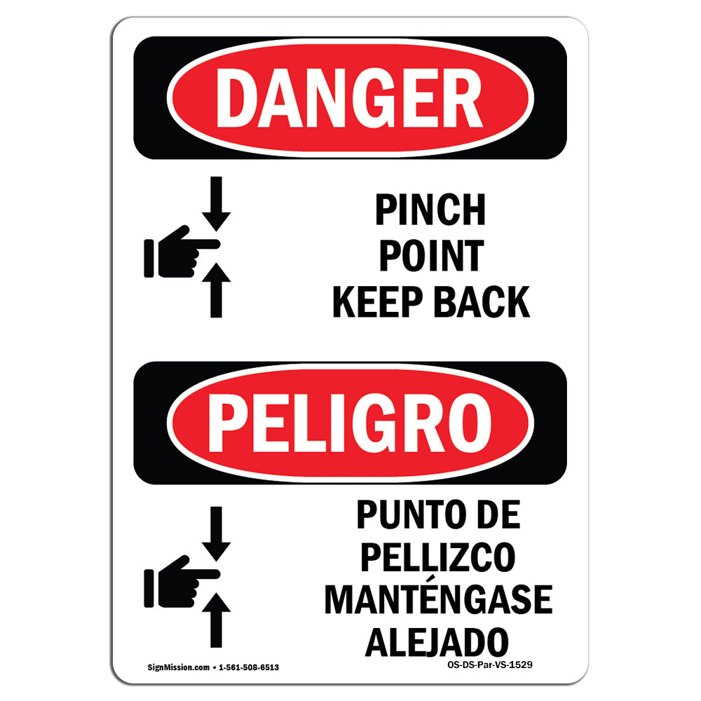 Pinch Point Keep Back