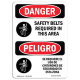 Safety Belts Required In This Area Symbol