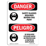 Safety Glasses Required Beyond This Point