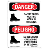 Safety Shoes Must Be Worn In This Area