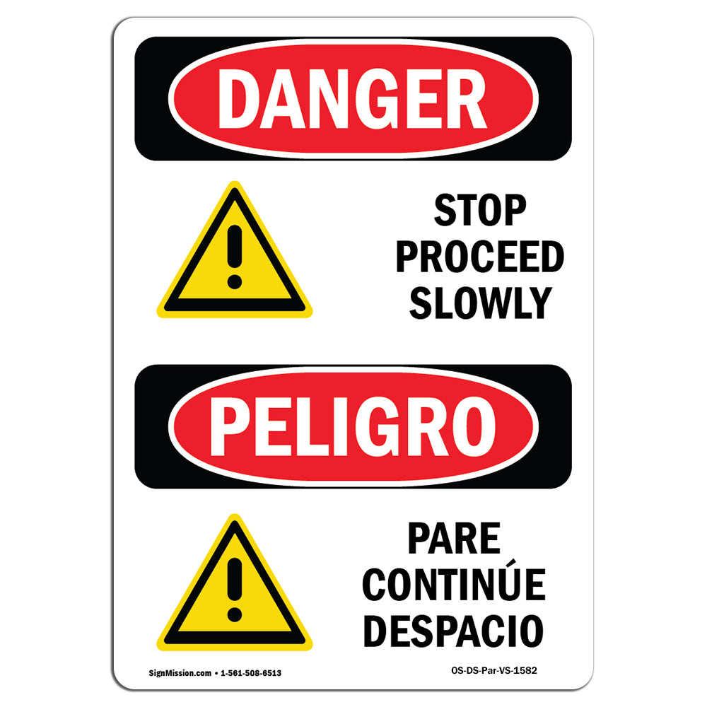 Stop Proceed Slowly
