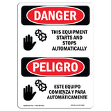 Equipment Starts And Stops Automatically