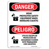 Wear PPE Handling Caustic