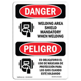 Welding Eye Shield Mandatory When Welding