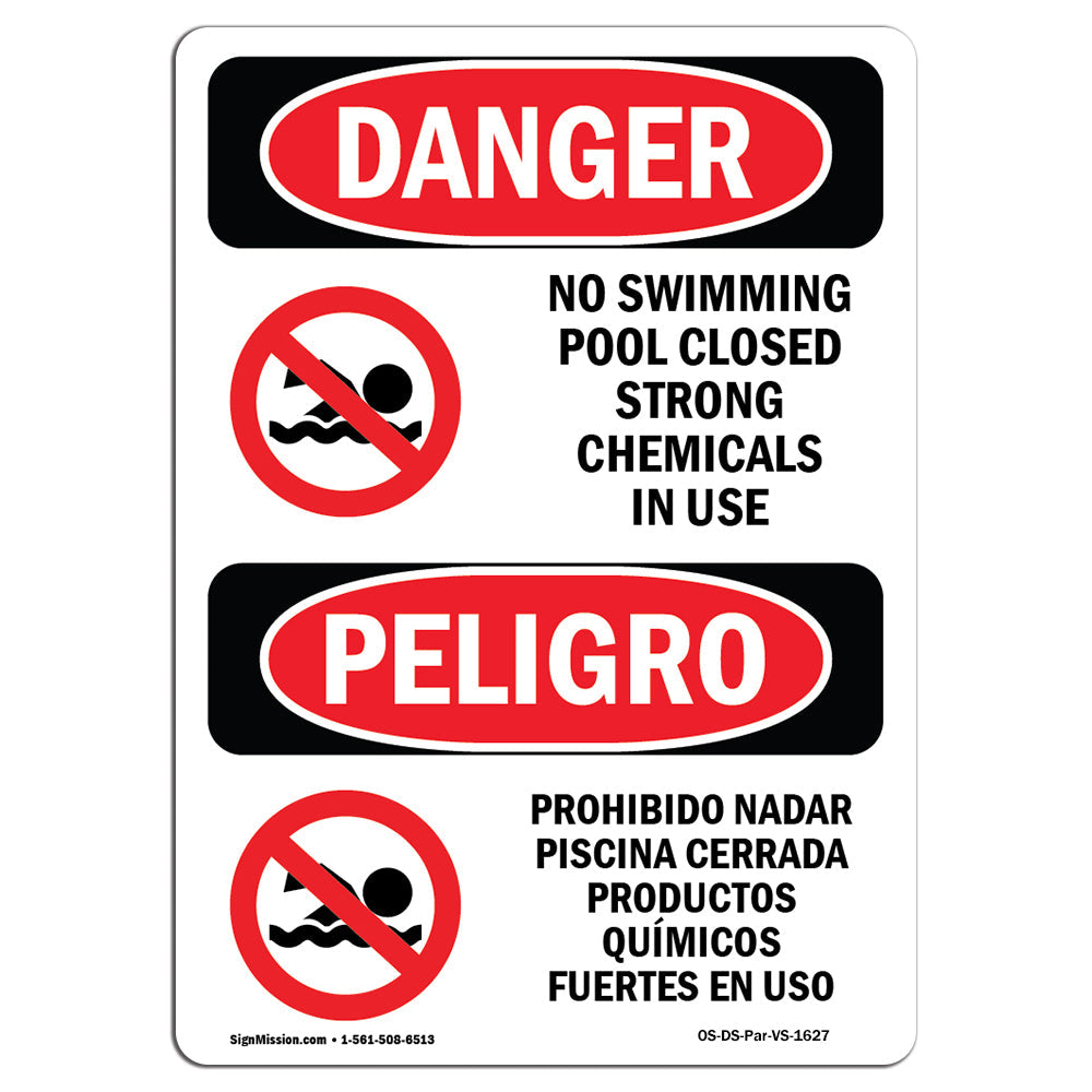 No Swimming Pool Closed Chemicals In Use
